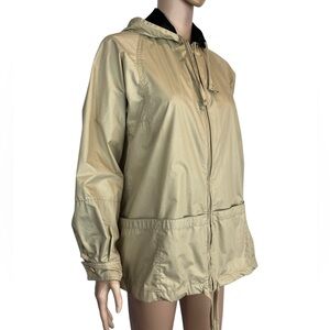 Vintage White Stag Hooded Windbreaker, Tan |S